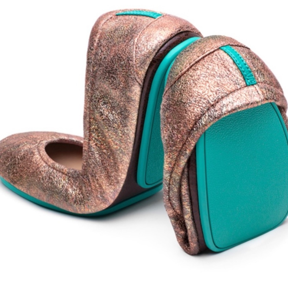 TIEKS LoveStruck leather ballet flats size 8